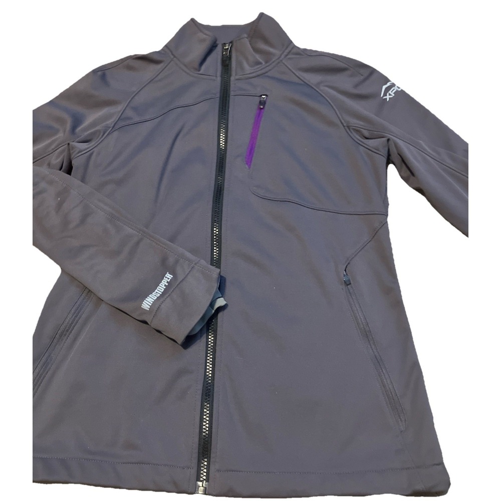 Cabela's Women's Windstopper Grey XPG Full Front  Zip Athletic Jacket - Small